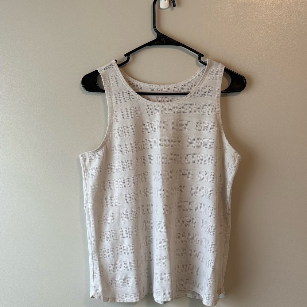 Orangetheory White Tank Top